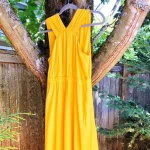 & Other Stories - Yellow Midi Dress